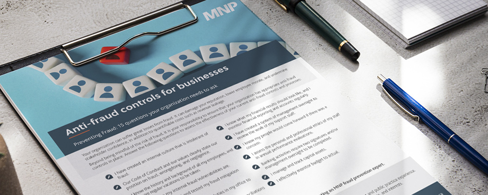 Fraud assessment checklist preview