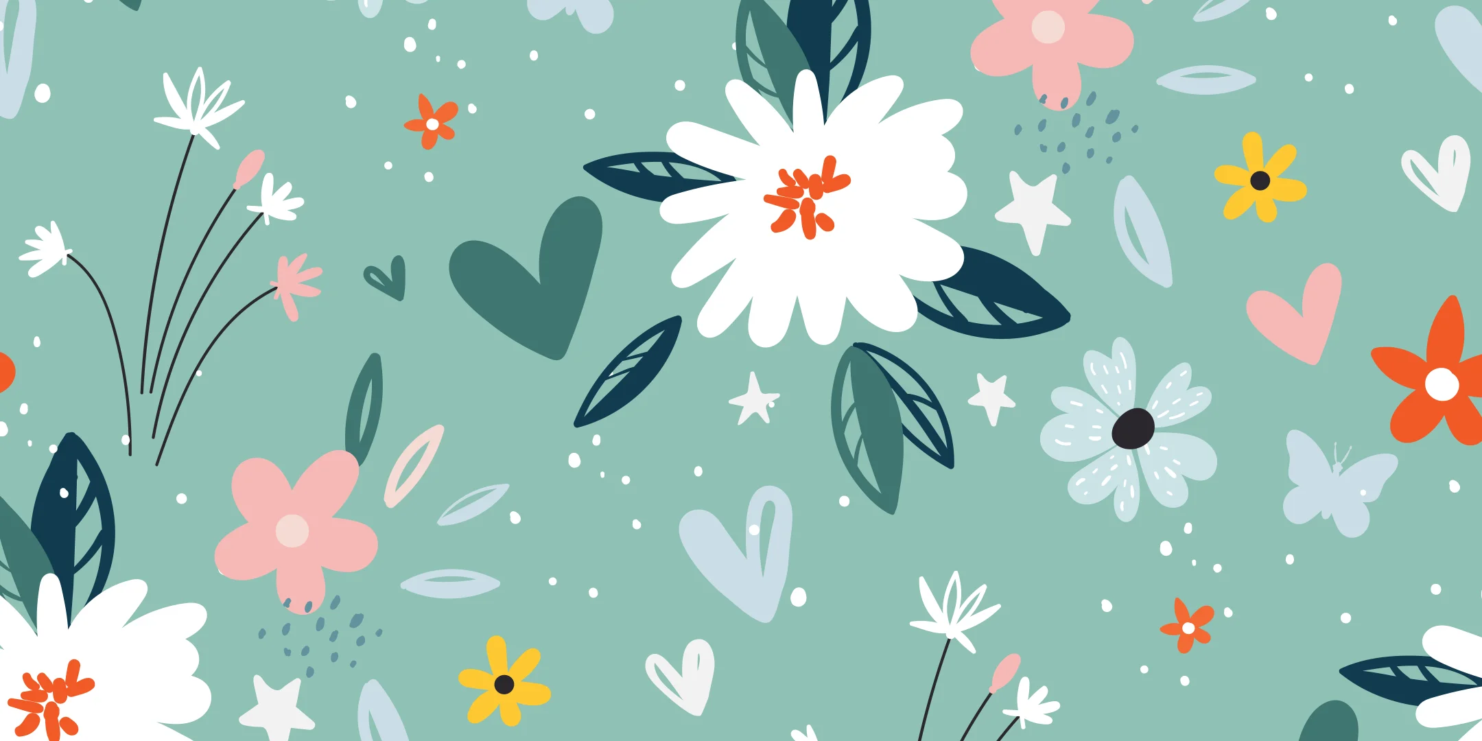 Spring Flowers Illustration