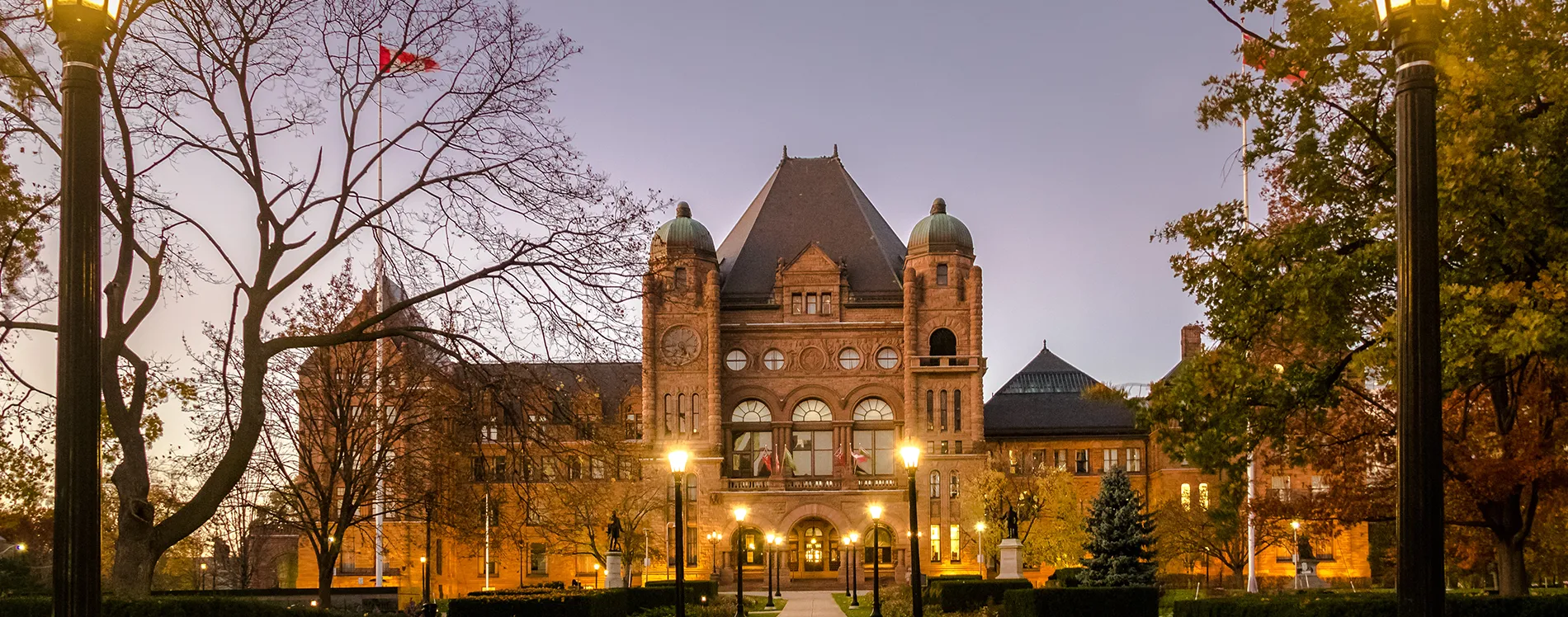 Parliament building in Ontario