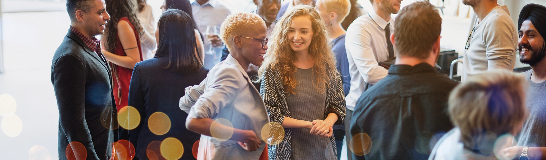 group of business people networking