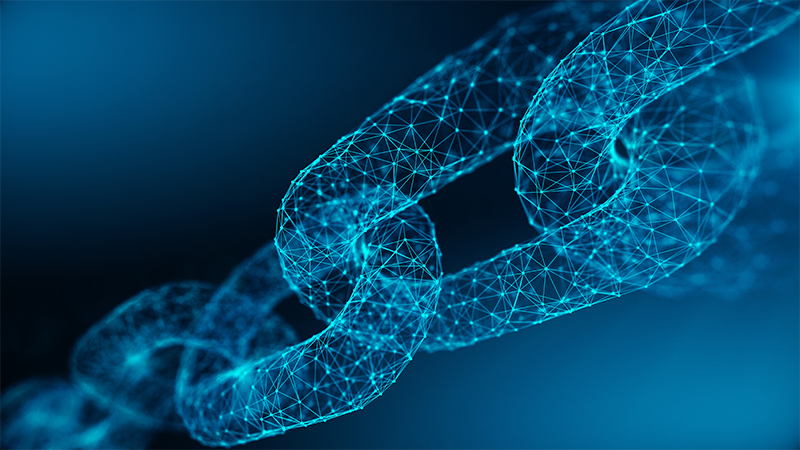 Interlocking chain graphic